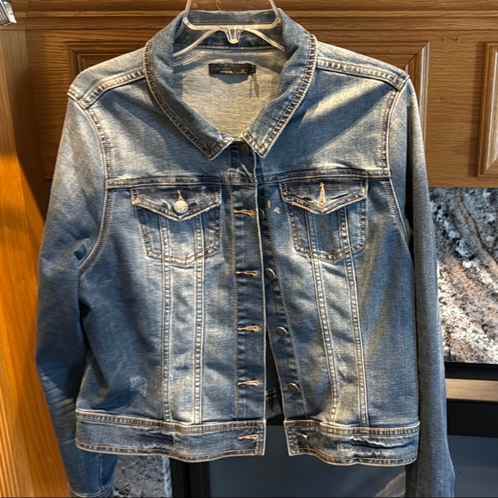 Prana Light Blue Denim Jacket